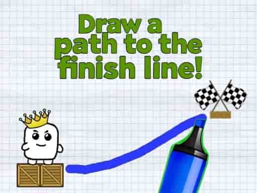 draw a path to the finish line!