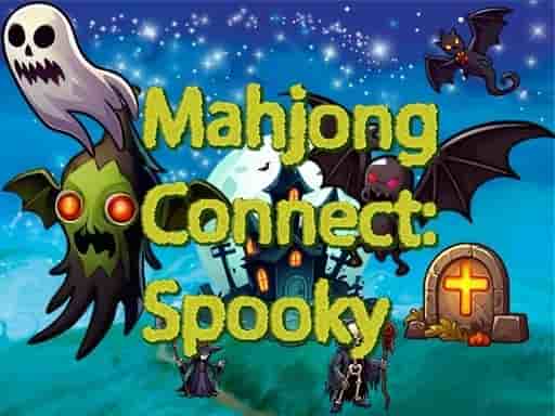 mahjong connect: spooky