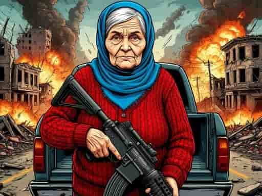 grandma with machine-gun: apocalypsis
